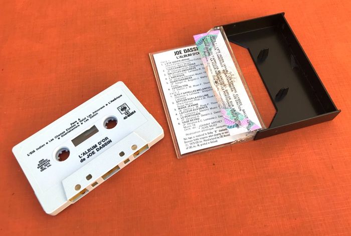 Cassette audio Joe Dassin L' été Indien (1975) Album d' or CBS 80954 - photo numéro 3