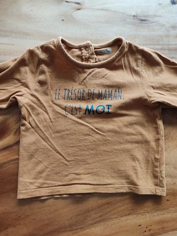 Tee shirt manches longues camel