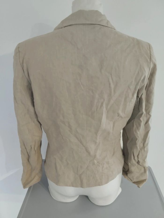 Haut de tailleur en lin femme - photo numéro 5