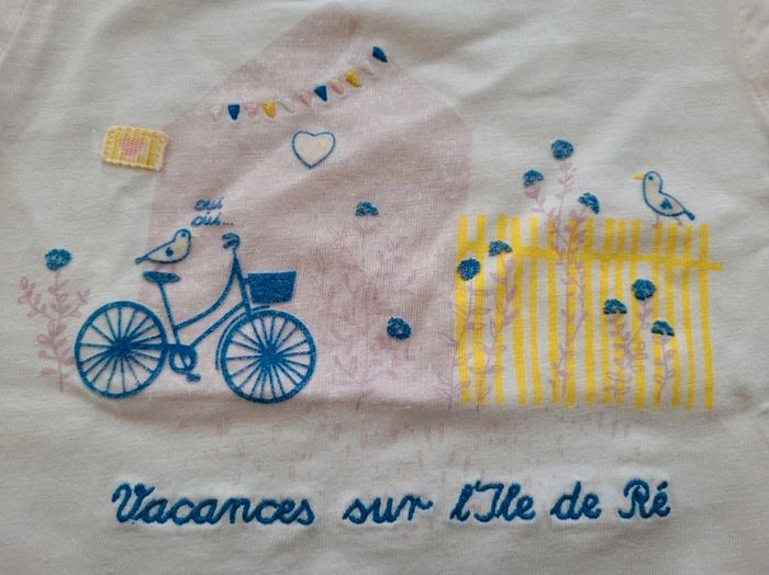Lot de 4 tee-shirts fille en 6 ans - photo numéro 4
