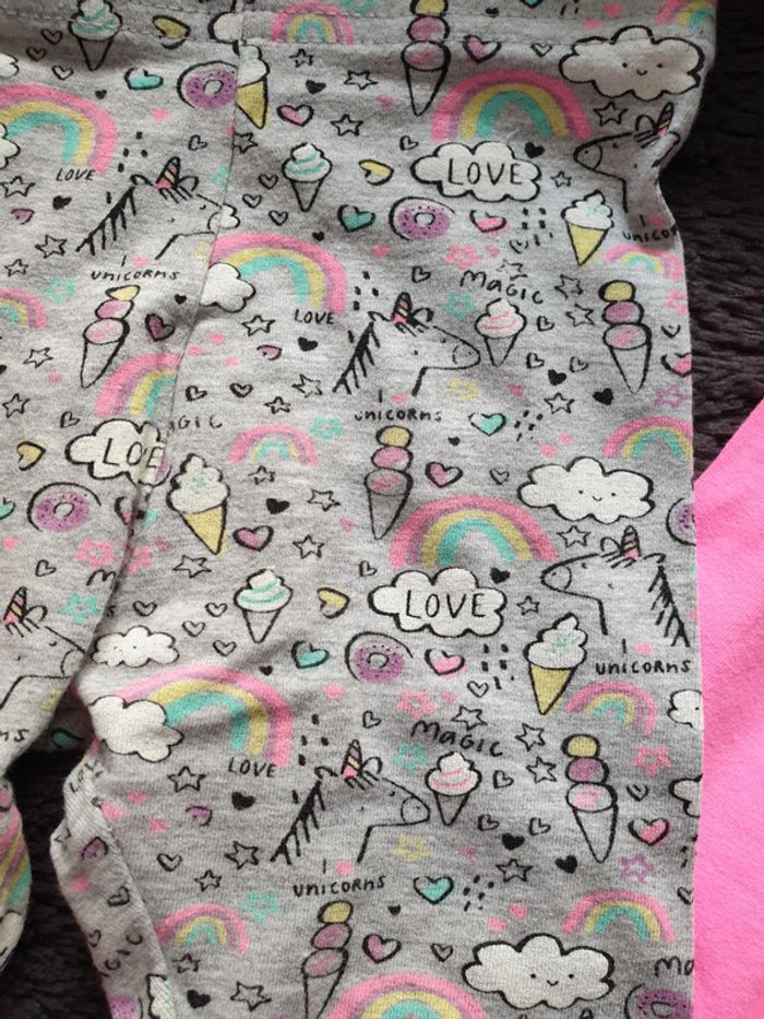Lot 2 leggings courts 18 mois - photo numéro 2