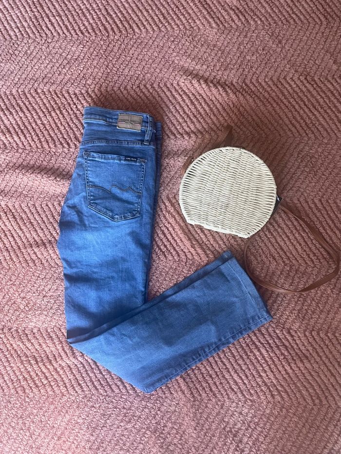 🌸 jolie Jeans bleu skinny flash fit Teddy smith taille 38🌸