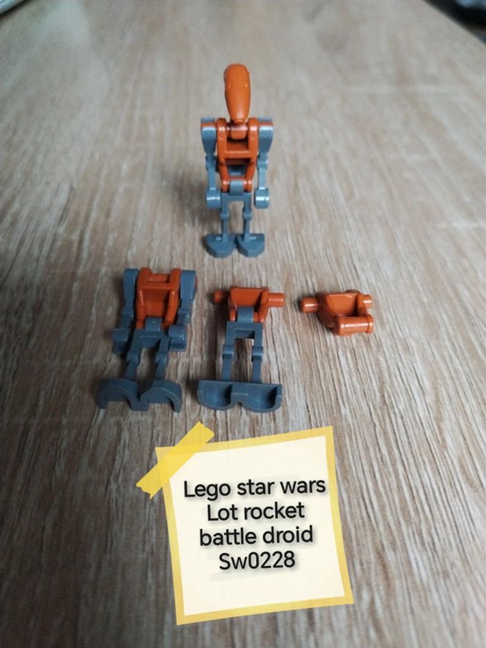 Lego star wars lot rocket battle droid sw0228