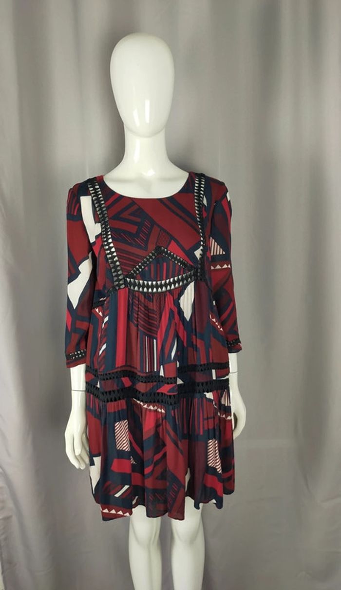 Robe Ba&sh géométrique fluide – Taille 1 - photo numéro 6