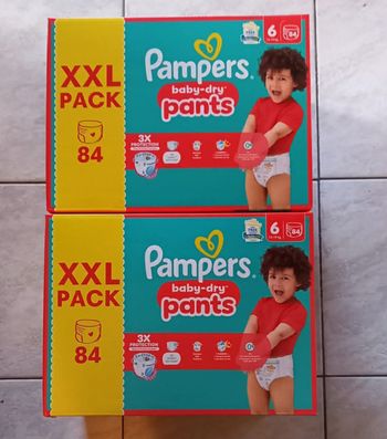Pampers 6 pants XXL 2 cartons  