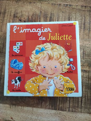 Livre imagier de juliette