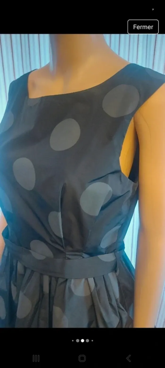 Robe Naf Naf noire avec jupon fr42 parfait état - photo numéro 6