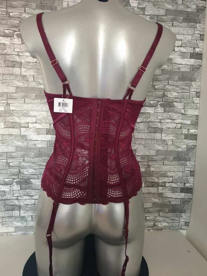 Guêpière Rouge-gorge Taille 90D - photo numéro 2