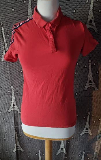 Polo rouge taille M