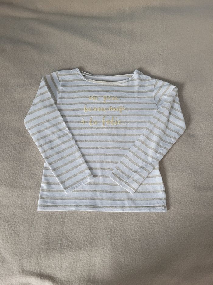 T-shirt manches longues gémo 8 ans