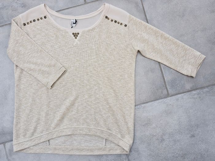Pull manches 3/4 Stradivarius taille M