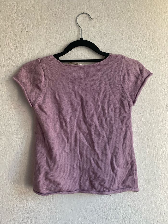 Petit haut mauve - photo numéro 3