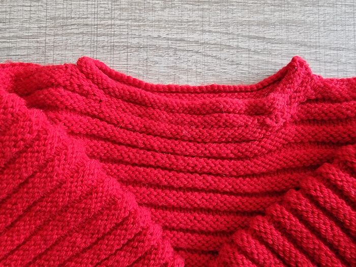 Pull fait main en coton - photo numéro 4