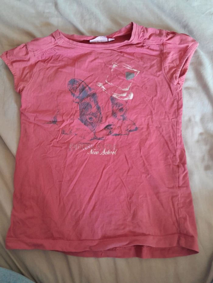 T-shirt rose chien 10 ans