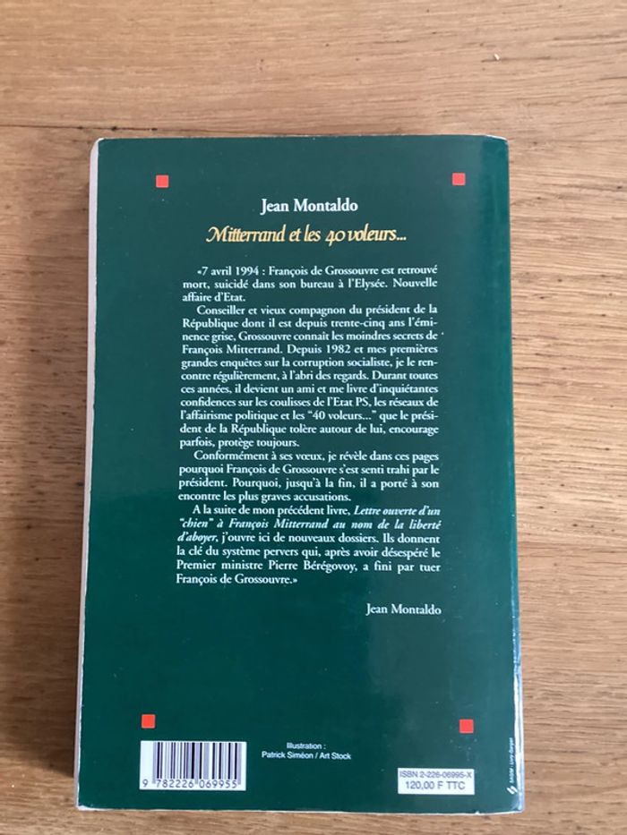 Livre « Mitterrand et les 40 voleurs » - photo numéro 2