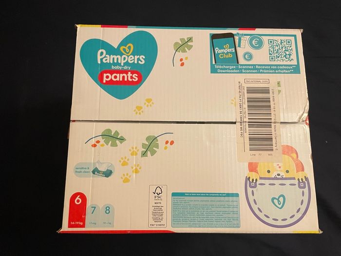 Mega Pack de couches Pampers Baby-Dry Pants totalement neuves taille 6 - photo numéro 3