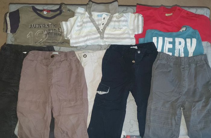 lot vetements 18 mois