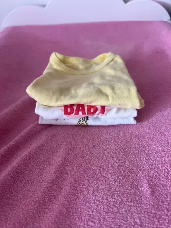 Lot de 3 tshirts taille 6 mois