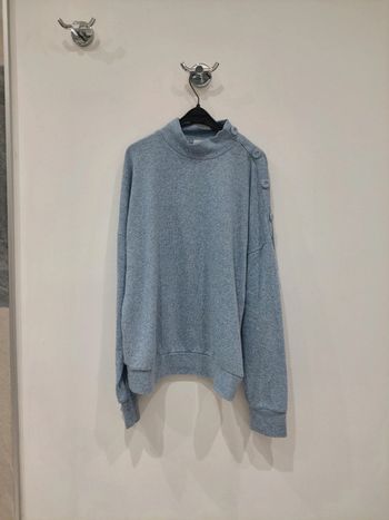 Pull bleu femme t38