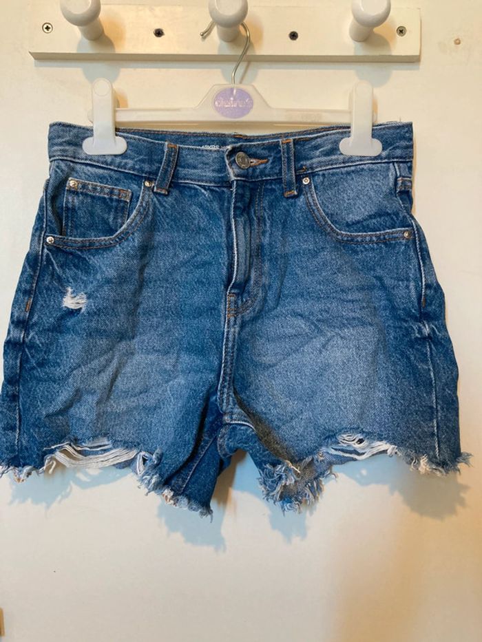 Short en Jean Taille Haute