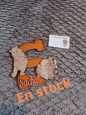 Lettre en bois personnalisée