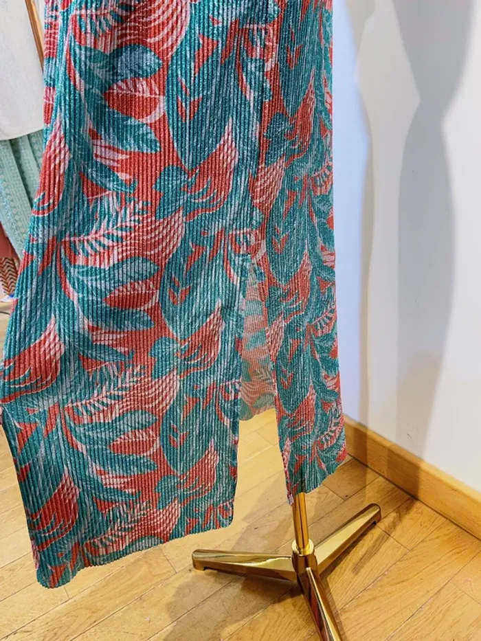 Robe longue fleur été dos nu - photo numéro 3