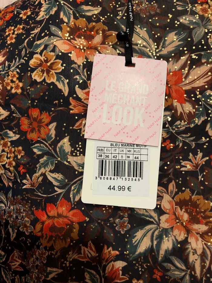 Blouse Fleuries Naf naf - n eu v e - photo numéro 5