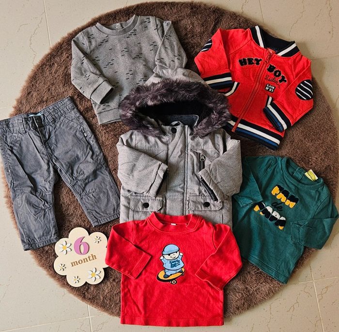 Lot bébé garçon 6 mois hiver