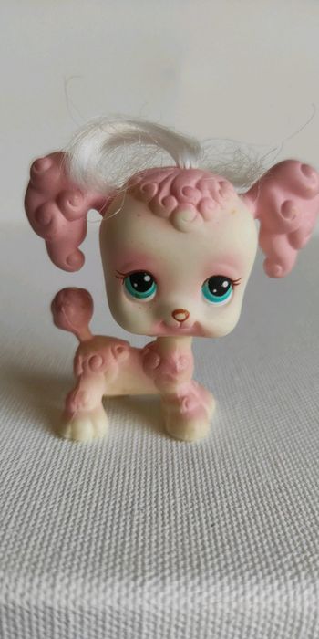M'y littlest petshop chien lps caniche 255