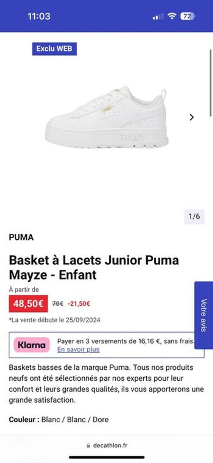 Basket sneakers mayze puma - photo numéro 2