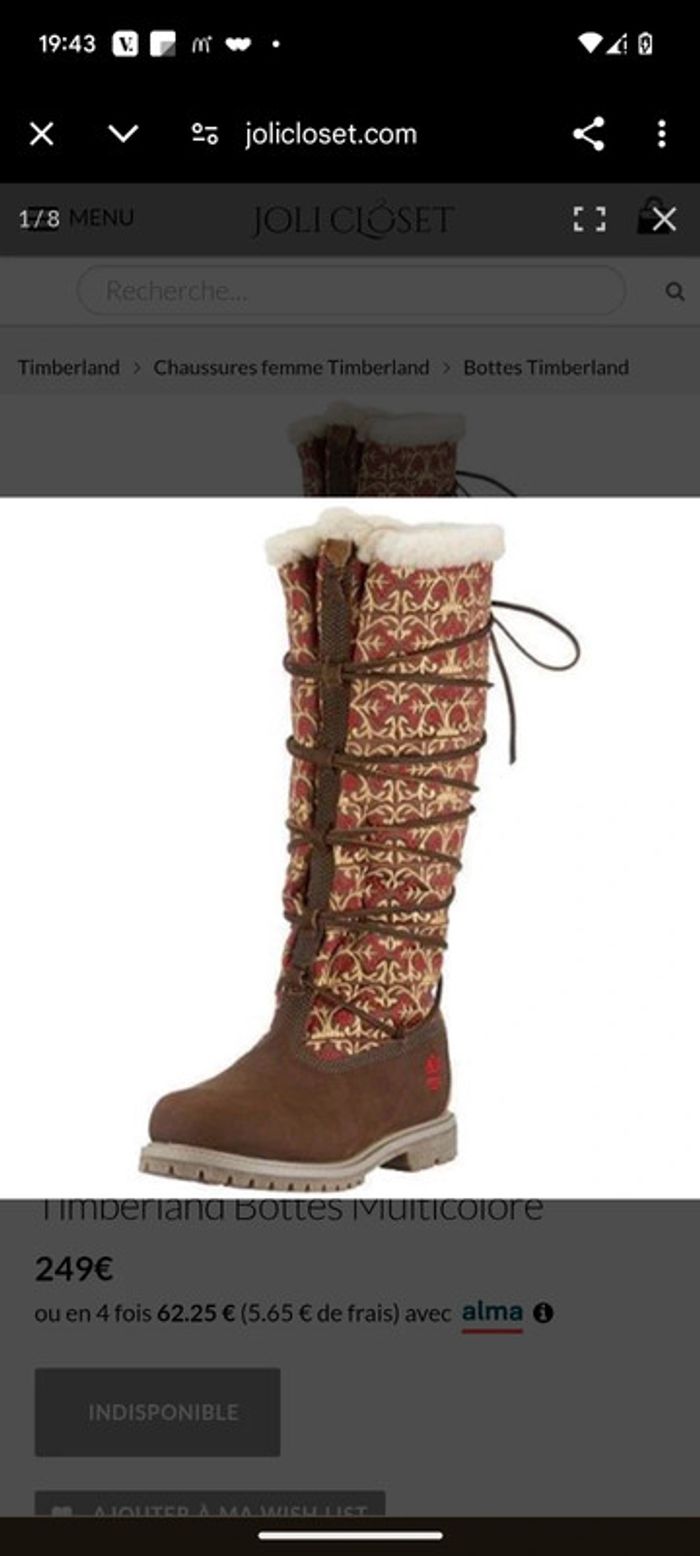 Bottes hautes Timberland TBE 39 - photo numéro 12