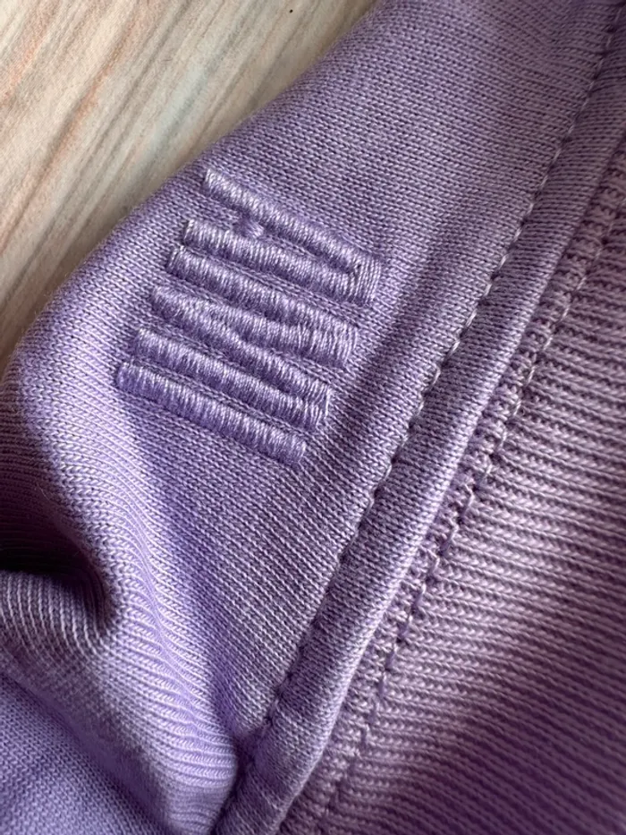 💜 T-shirt AMI Paris unisexe - Violet Lavande - Taille L - photo numéro 5
