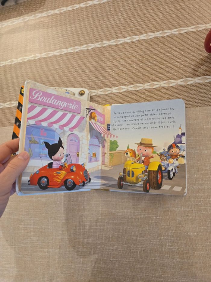 Lot livres P'tit Garçon La grue de Lulu et Le tracteur de Peter - photo numéro 6