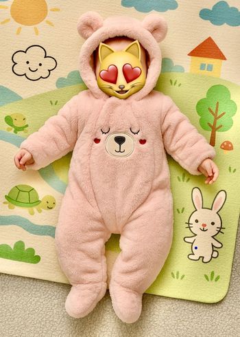 Très belle combinaison  polaire pour bébé fille