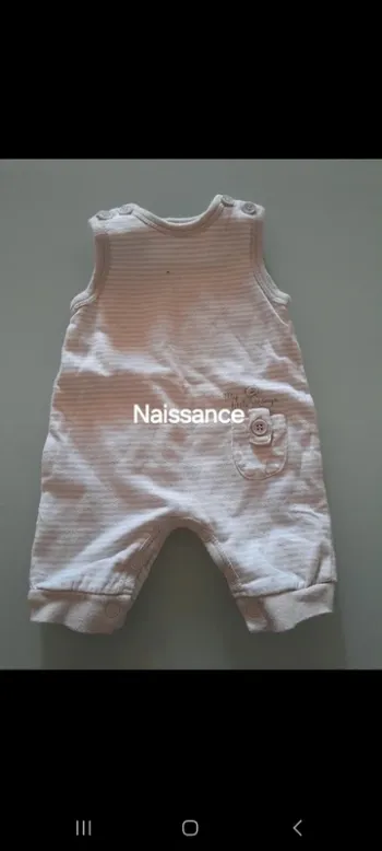 Pyjama naissance 50cm