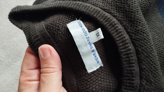Pull homme jules taille xl vert et bleu marine - photo numéro 7