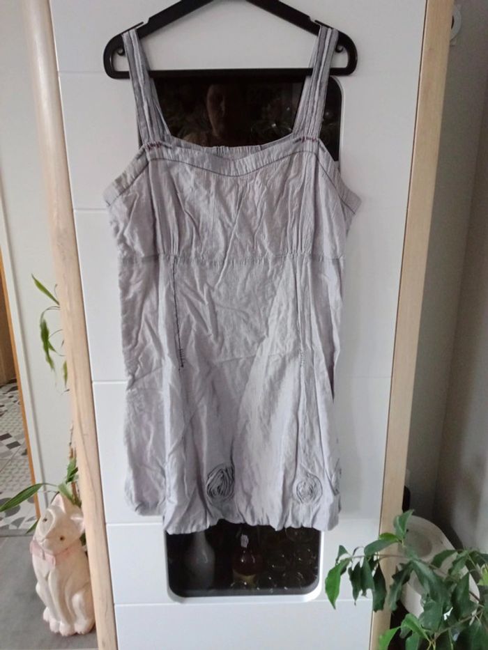 Robe tunique à bretelles femme 42