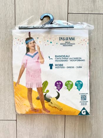 Déguisement Indienne 7/10 ans neuf 🪶