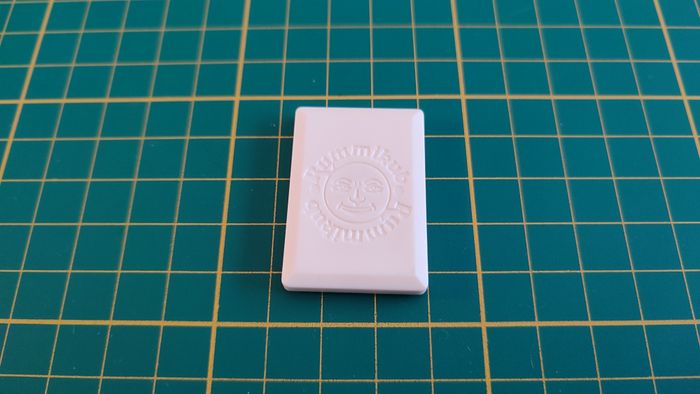 Tuile chiffre 7 sept orange pièce détachée L'original Rummikub chiffres M&M Ventures 2014 #E31 - photo numéro 2