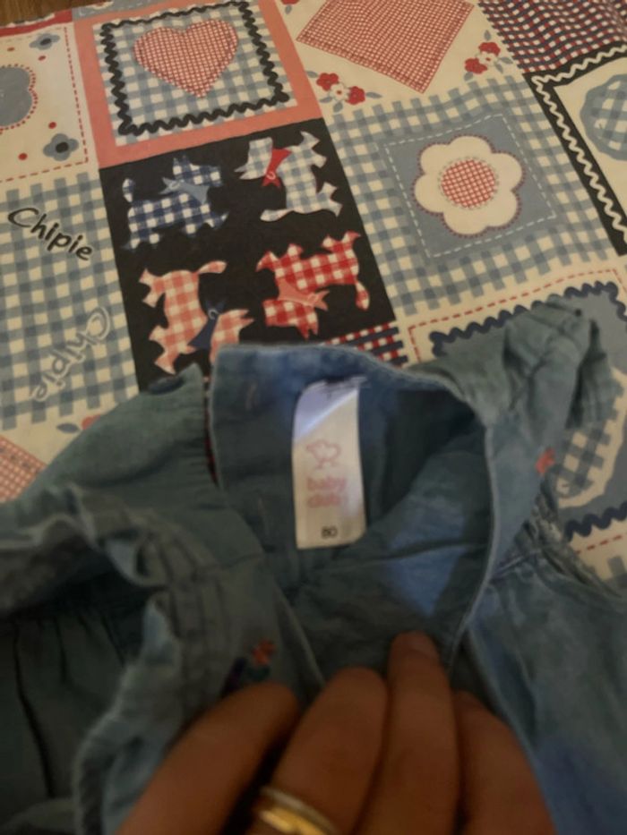 Robe jean fille 18 mois - photo numéro 3