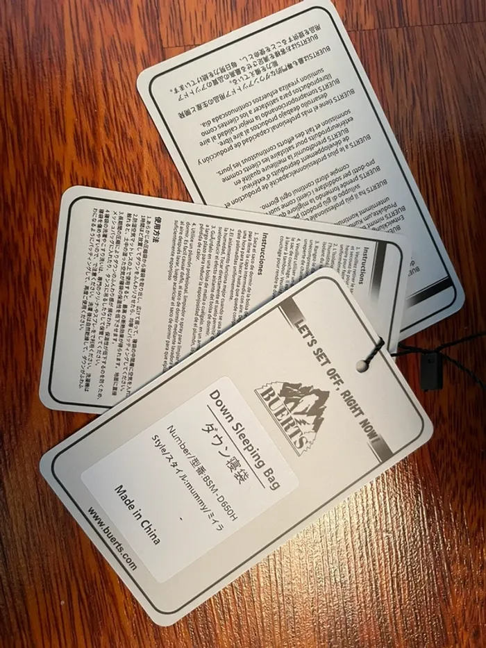 [NEUF] Sac de Couchage en Duvet 680 FP BUERTS de -1 °C à -13 °C - photo numéro 4