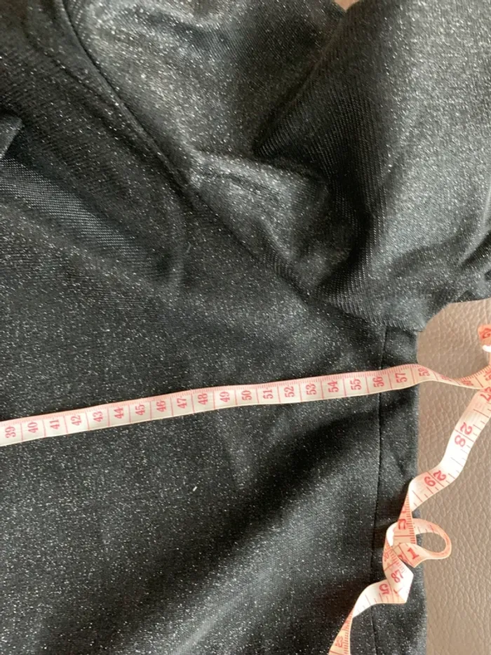 blazer, pantalon et soutien-gorge XL noir pailleté - photo numéro 7