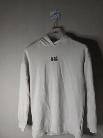 Sweat-shirt blanc "LH"