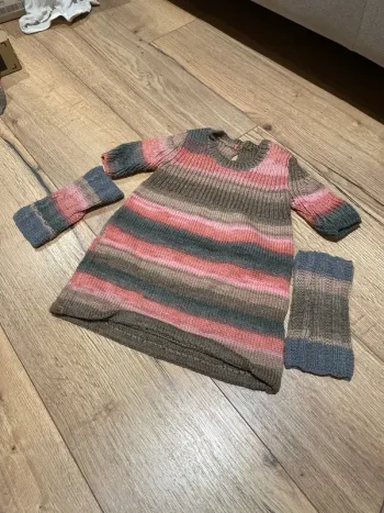 Robe laine fait main