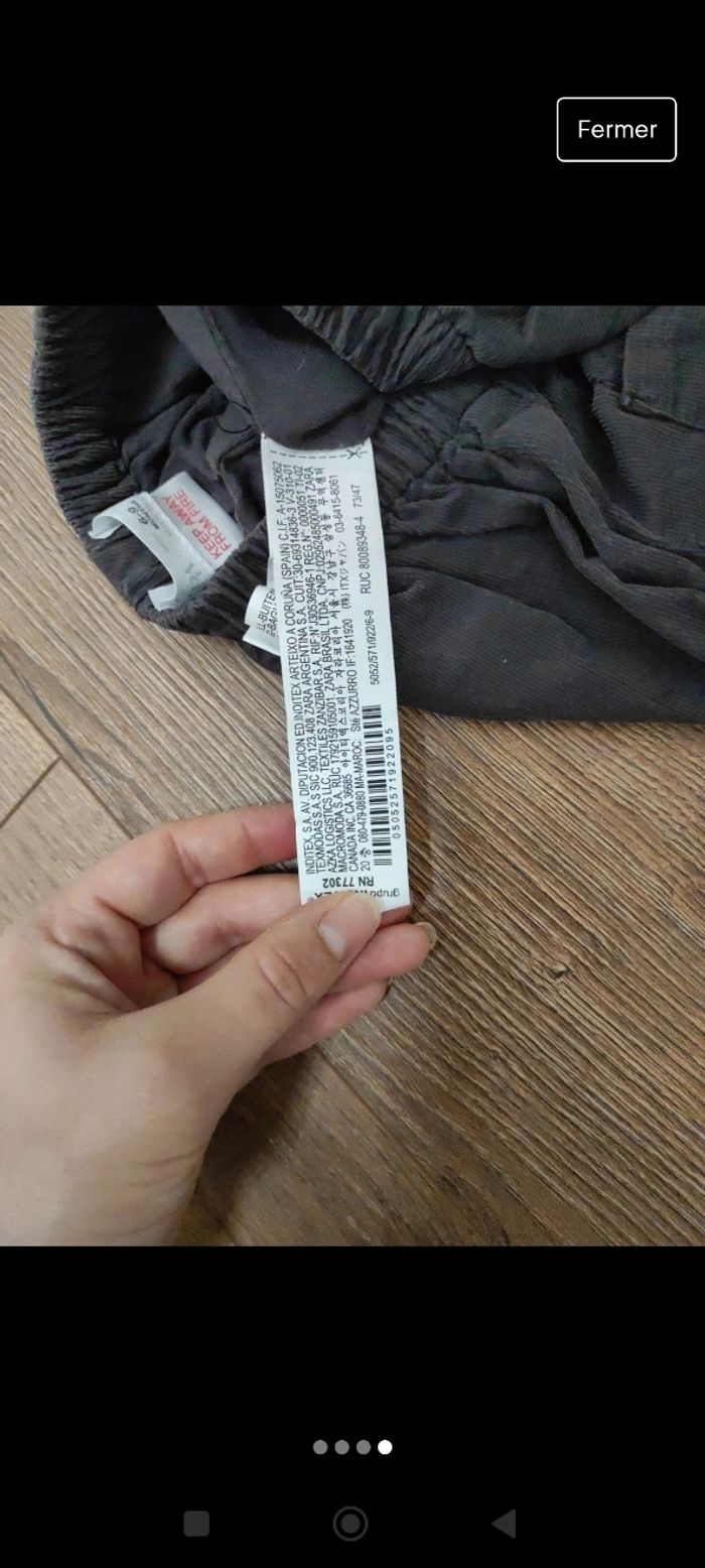 Pantalon Zara baby 6-9 mois - photo numéro 4