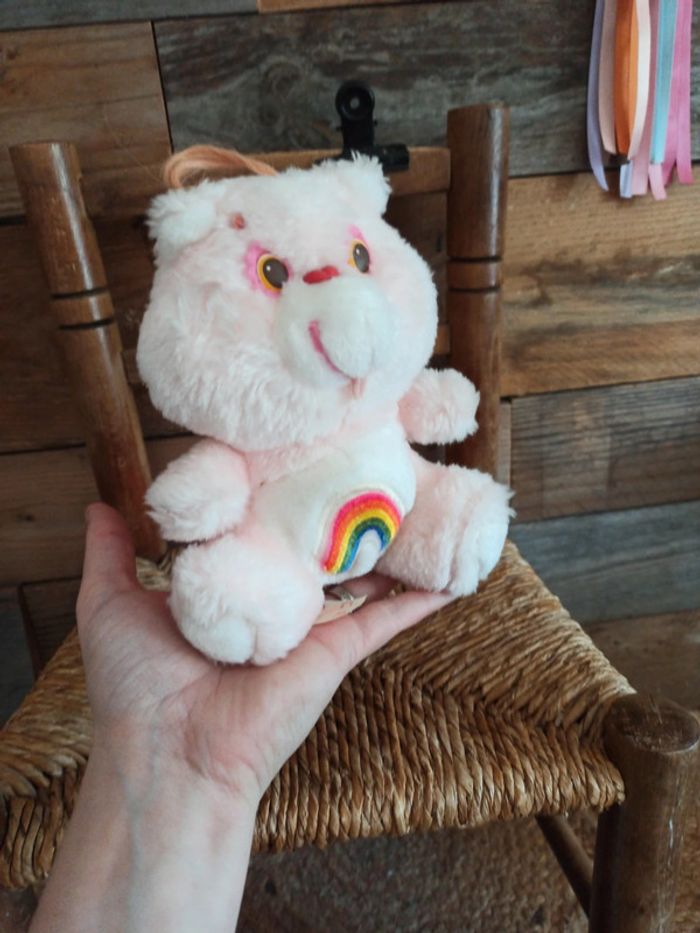 Peluche Bisounours Care bears raimbow vintage tbe - photo numéro 4