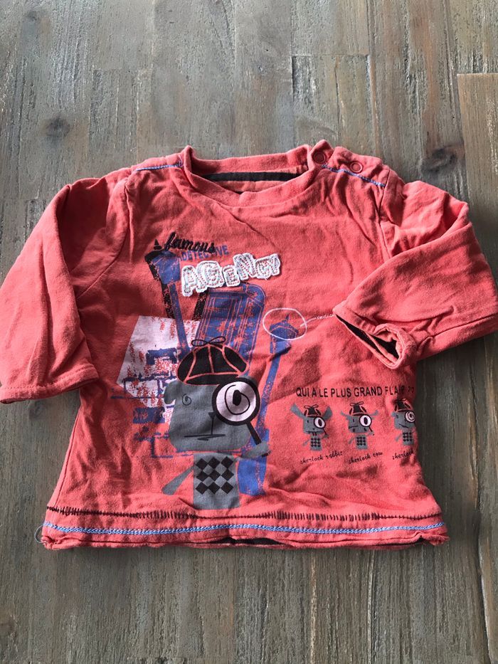 Tee-shirt manches longues doublé
