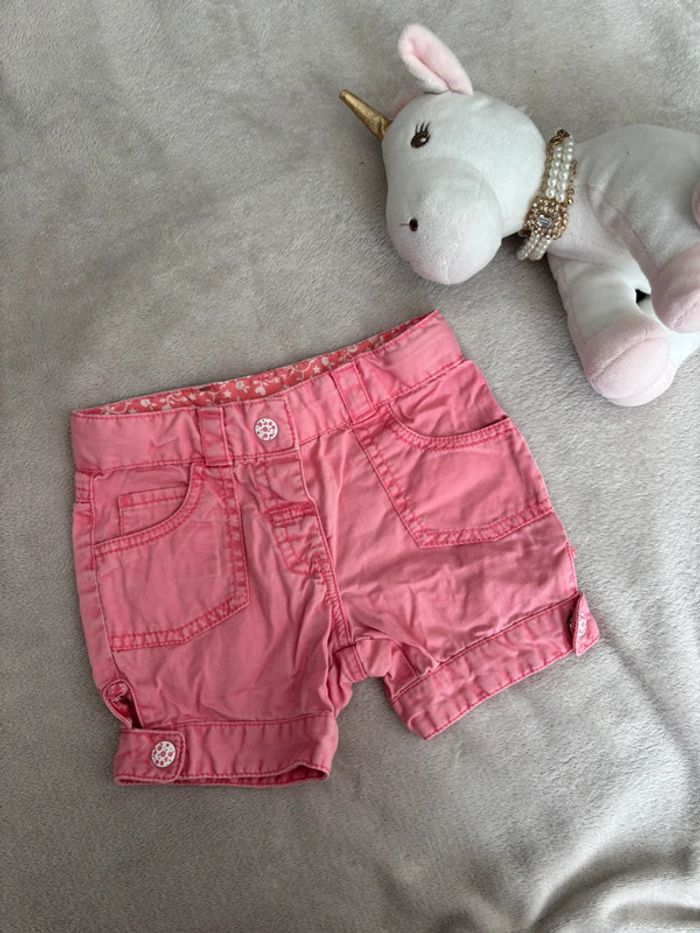 Short en jean rose - photo numéro 2