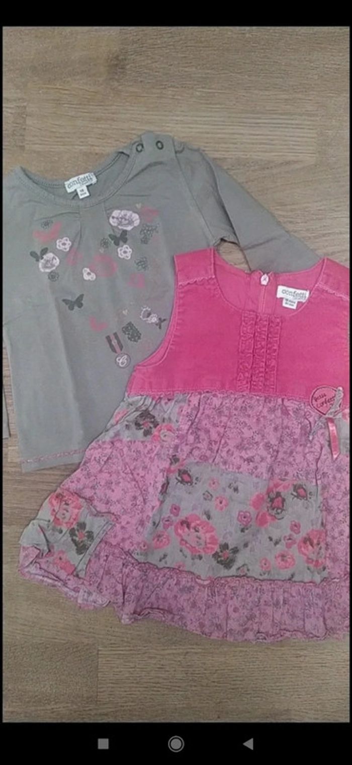 Ensemble confetti 18 mois