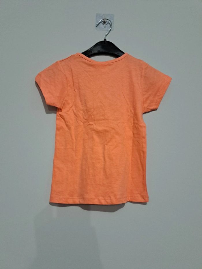 T-shirt corail Simba Disney 100 ans - photo numéro 2